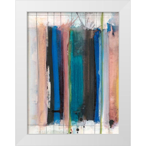 Art Notebook II White Modern Wood Framed Art Print by Fuchs, Jodi