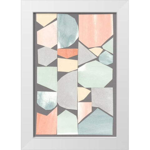Rodondo I White Modern Wood Framed Art Print by Stramel, Renee W.