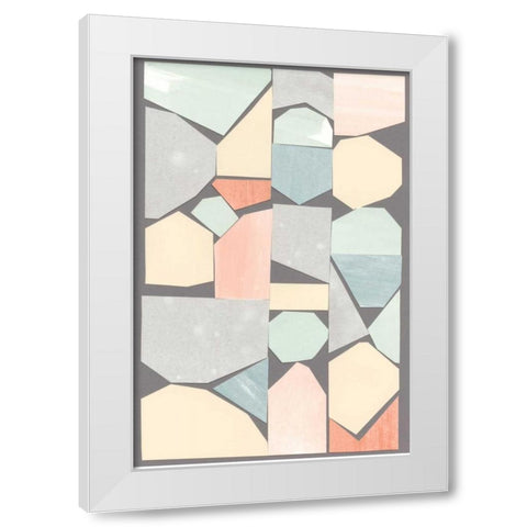 Rodondo II White Modern Wood Framed Art Print by Stramel, Renee W.