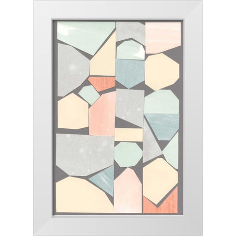 Rodondo II White Modern Wood Framed Art Print by Stramel, Renee W.
