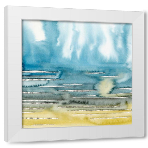 Rising Vapors II White Modern Wood Framed Art Print by Popp, Grace