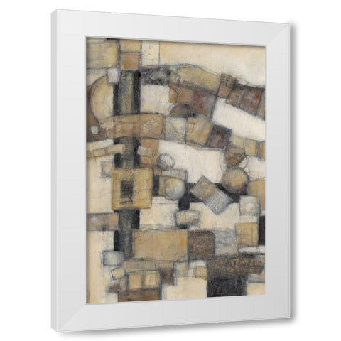 Lost Canyon I White Modern Wood Framed Art Print by Crawford, Beverly