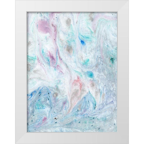 Marble II White Modern Wood Framed Art Print by Ludwig, Alicia
