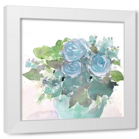 Spring Arrangement I White Modern Wood Framed Art Print by Dixon, Samuel