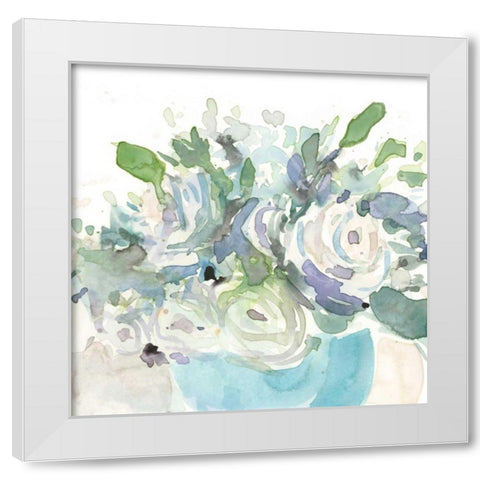 Spring Arrangement II White Modern Wood Framed Art Print by Dixon, Samuel
