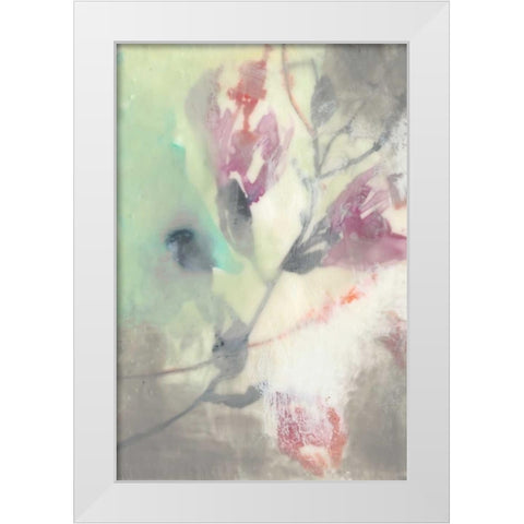 Subtle Sway I White Modern Wood Framed Art Print by Goldberger, Jennifer