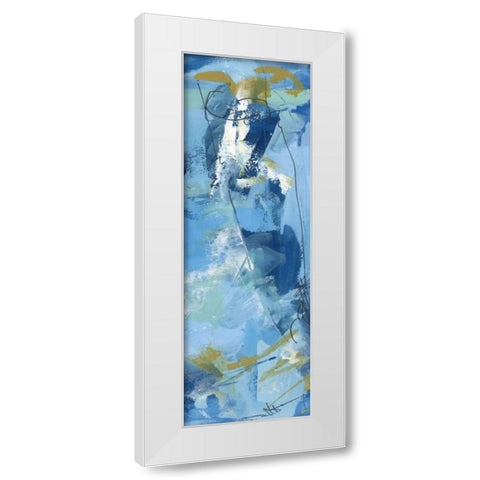 Composition 3a White Modern Wood Framed Art Print by Wang, Melissa