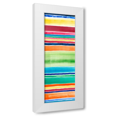 Cabana Panel I White Modern Wood Framed Art Print by Moore, Regina