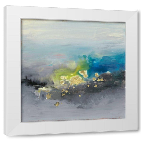 Oriental Spring I White Modern Wood Framed Art Print by Combs, Joyce