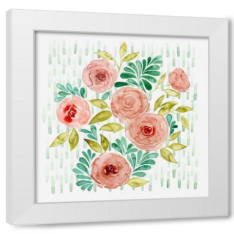 Spring Blossoming II White Modern Wood Framed Art Print by Popp, Grace