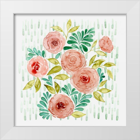 Spring Blossoming II White Modern Wood Framed Art Print by Popp, Grace