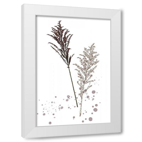 Botany Flower VI White Modern Wood Framed Art Print by Wang, Melissa