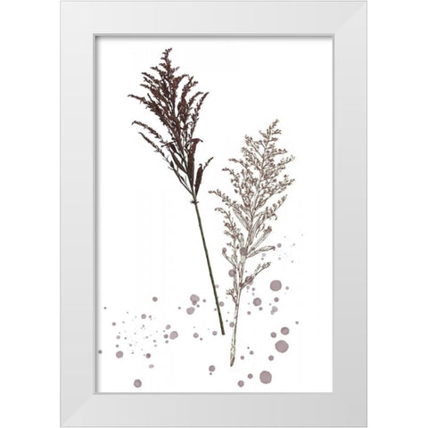 Botany Flower VI White Modern Wood Framed Art Print by Wang, Melissa