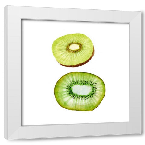 Love Me Fruit III White Modern Wood Framed Art Print by Wang, Melissa