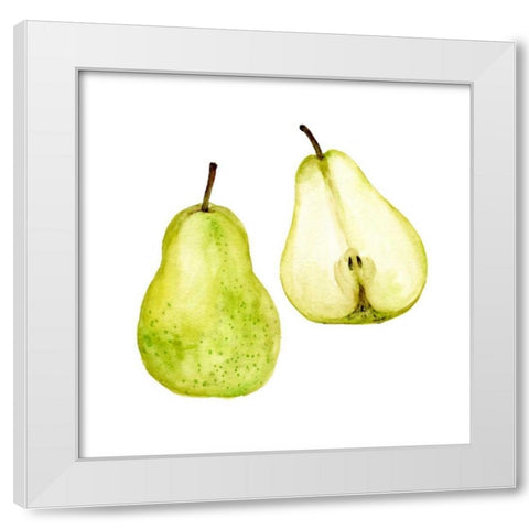 Love Me Fruit VII White Modern Wood Framed Art Print by Wang, Melissa