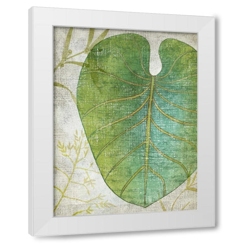 Frond IV White Modern Wood Framed Art Print by Zarris, Chariklia