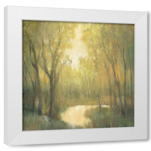 Forest Sanctuary II White Modern Wood Framed Art Print by OToole, Tim