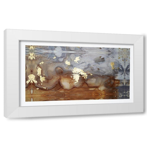 Particle of Presence I White Modern Wood Framed Art Print by Bramma, Lila