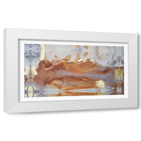 Particle of Presense II White Modern Wood Framed Art Print by Bramma, Lila