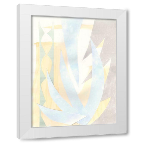 Painted Desert III White Modern Wood Framed Art Print by Stramel, Renee W.