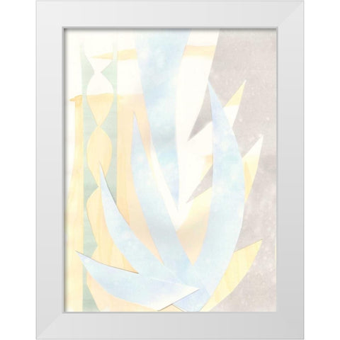 Painted Desert III White Modern Wood Framed Art Print by Stramel, Renee W.