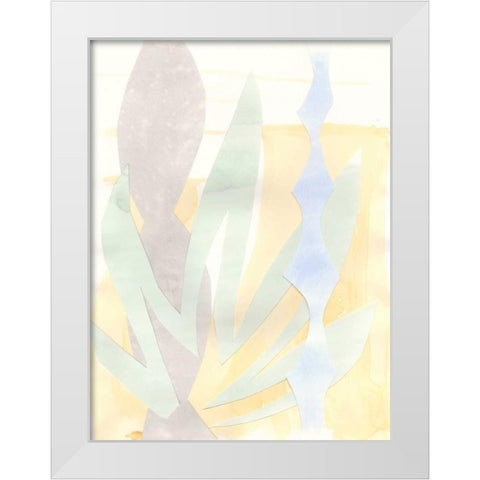 Painted Desert IV White Modern Wood Framed Art Print by Stramel, Renee W.