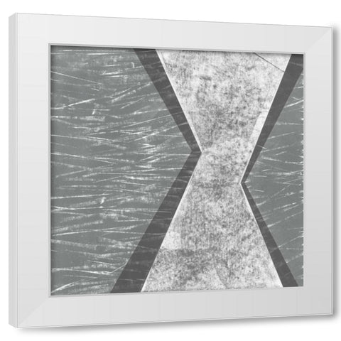 Orchestrated Geometry IV White Modern Wood Framed Art Print by Chandler, Sharon