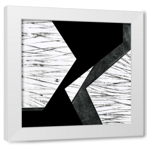 Orchestrated Geometry VI White Modern Wood Framed Art Print by Chandler, Sharon