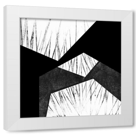 Orchestrated Geometry VII White Modern Wood Framed Art Print by Chandler, Sharon