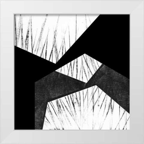 Orchestrated Geometry VII White Modern Wood Framed Art Print by Chandler, Sharon