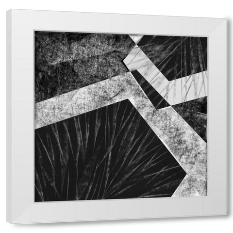 Orchestrated Geometry IX White Modern Wood Framed Art Print by Chandler, Sharon