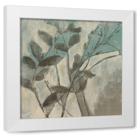 Sepia and Spa II White Modern Wood Framed Art Print by Goldberger, Jennifer
