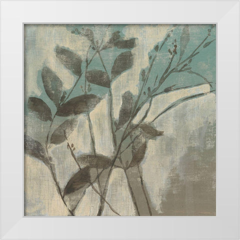 Sepia and Spa II White Modern Wood Framed Art Print by Goldberger, Jennifer