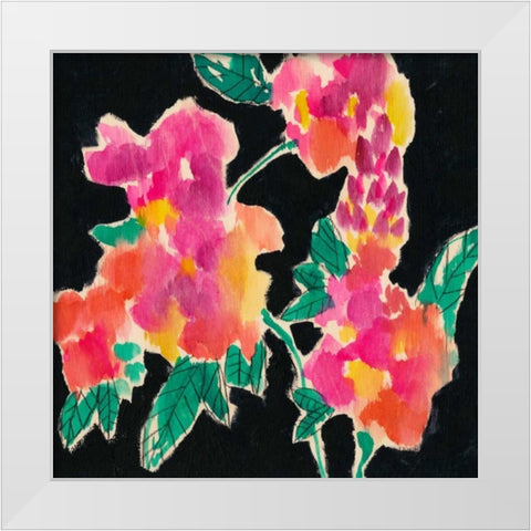 Tropical Vibe I White Modern Wood Framed Art Print by Goldberger, Jennifer