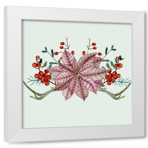 Christmas Wish II White Modern Wood Framed Art Print by Wang, Melissa