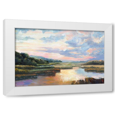 Enchanted Moment I White Modern Wood Framed Art Print by Brothers, Bonnec