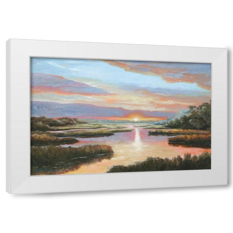 Enchanted Moment III White Modern Wood Framed Art Print by Brothers, Bonnec