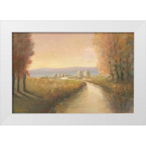 Enchanted Moment IV White Modern Wood Framed Art Print by Brothers, Bonnec