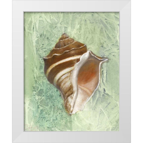 Calling from the Sea II White Modern Wood Framed Art Print by Brothers, Bonnec