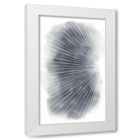 Rays I White Modern Wood Framed Art Print by Popp, Grace