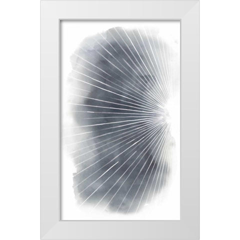 Rays I White Modern Wood Framed Art Print by Popp, Grace