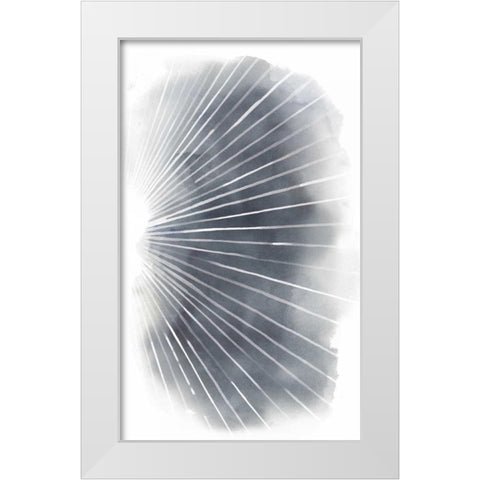 Rays II White Modern Wood Framed Art Print by Popp, Grace