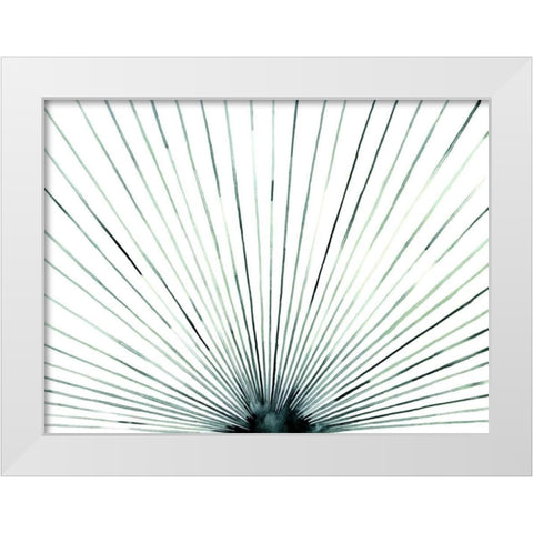 Strobe I White Modern Wood Framed Art Print by Popp, Grace