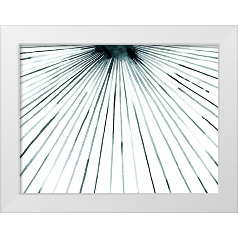 Strobe II White Modern Wood Framed Art Print by Popp, Grace