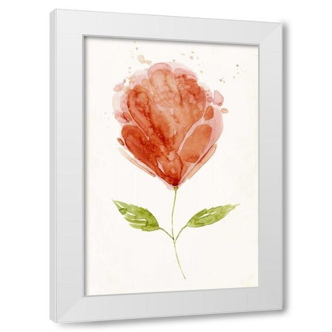 Boom Bloom I White Modern Wood Framed Art Print by Popp, Grace