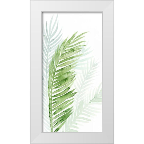 Faint Palms II White Modern Wood Framed Art Print by Popp, Grace