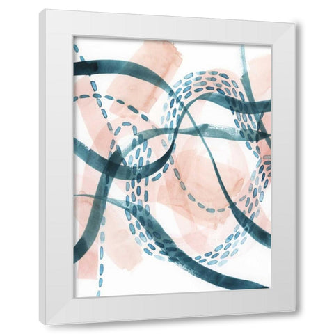 Ripple Flux I White Modern Wood Framed Art Print by Popp, Grace