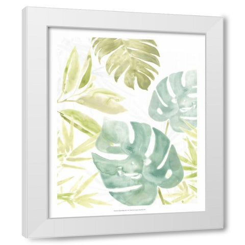 Island Medley III White Modern Wood Framed Art Print by Vess, June Erica
