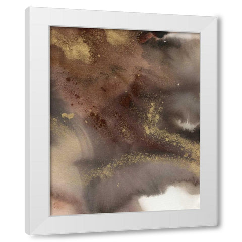 Mountain Seasons IV White Modern Wood Framed Art Print by Combs, Joyce