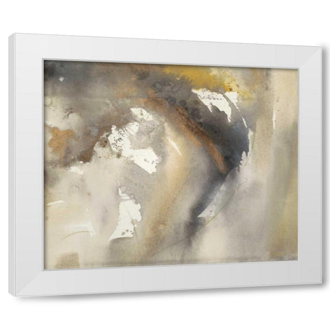 Waves in Motion I White Modern Wood Framed Art Print by Combs, Joyce